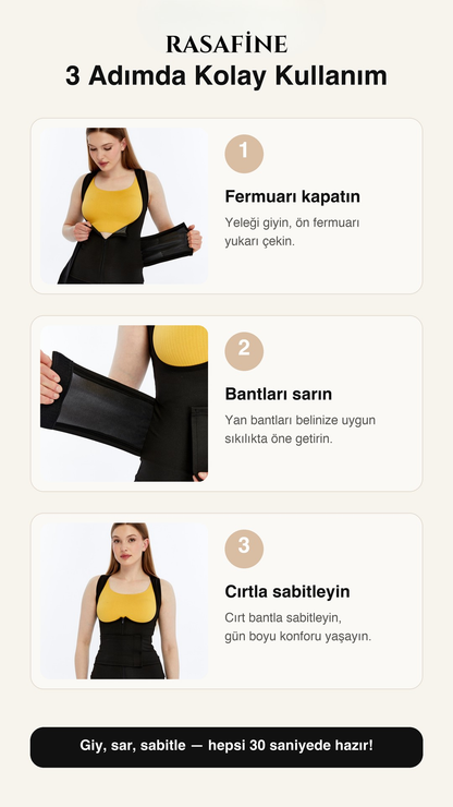 Bel Toparlayıcı Postür Destekleyici Korse