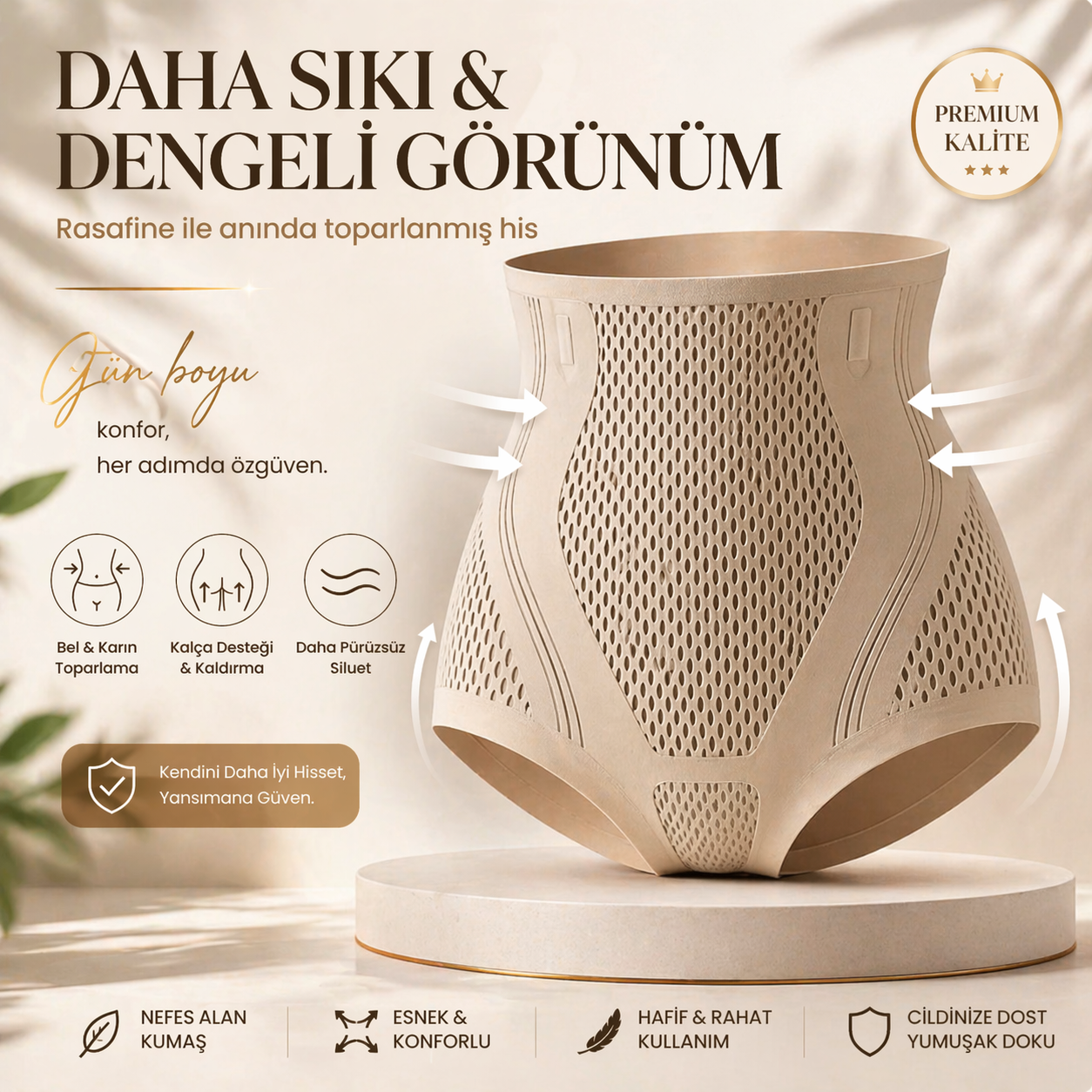 Rasafine SculptFit™ Şort Korse (Alt Vücut Şekillendirici)
