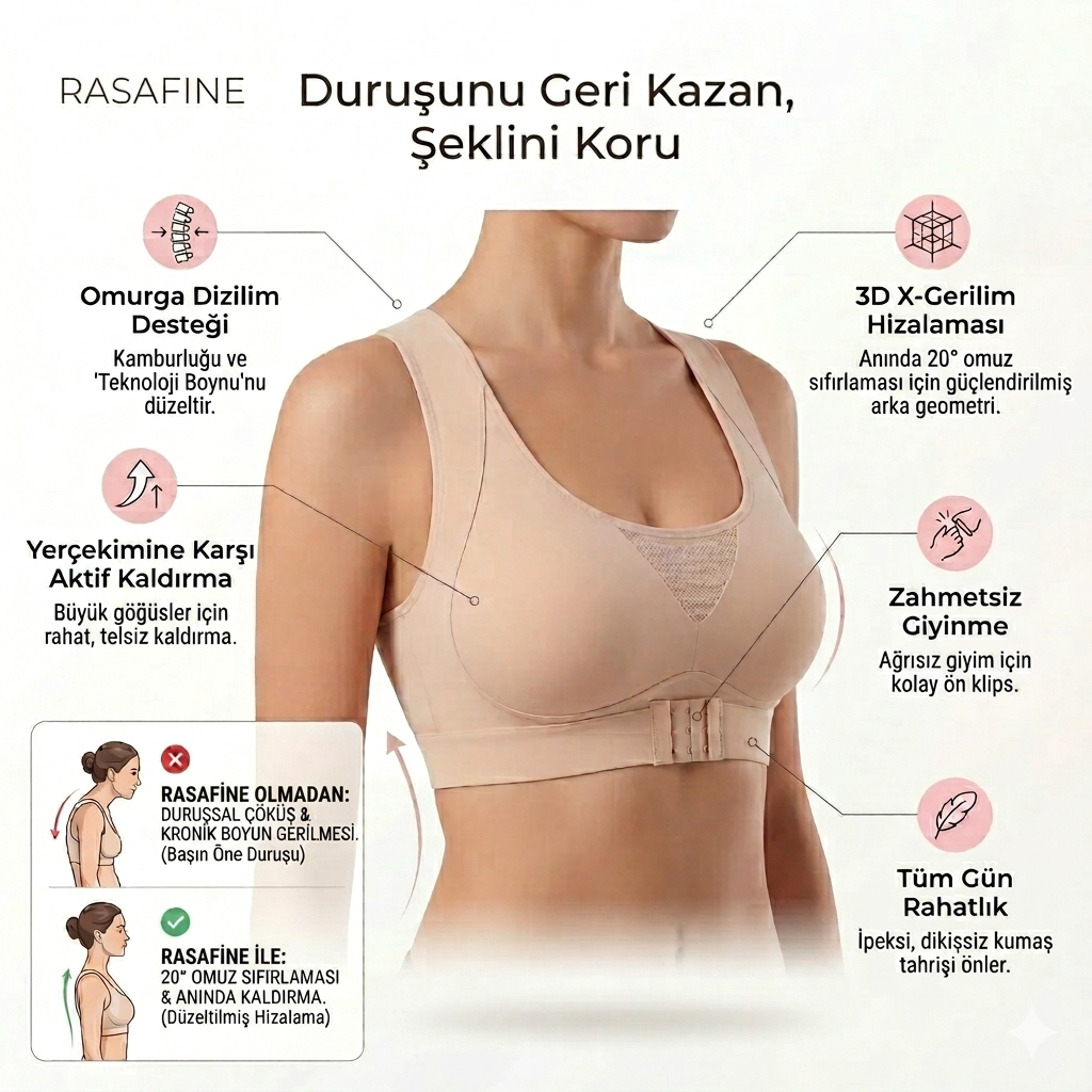 Rasafine PostureFit™ Duruş Destekleyici Sütyen