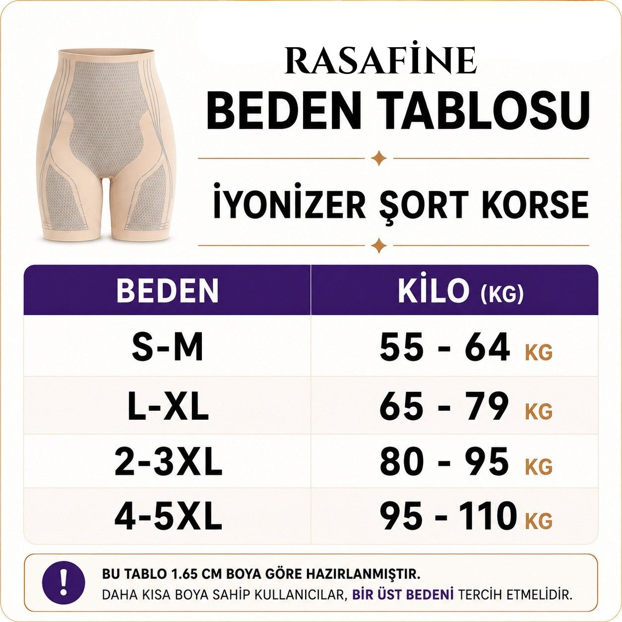 Şort Korse (Alt Vücut Şekillendirici)
